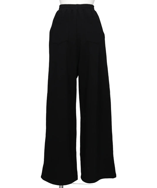 FLOWER APPLIQUE JERSEY PANTS