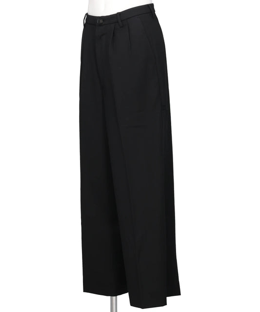 TUCKED WIDE TROUSERS