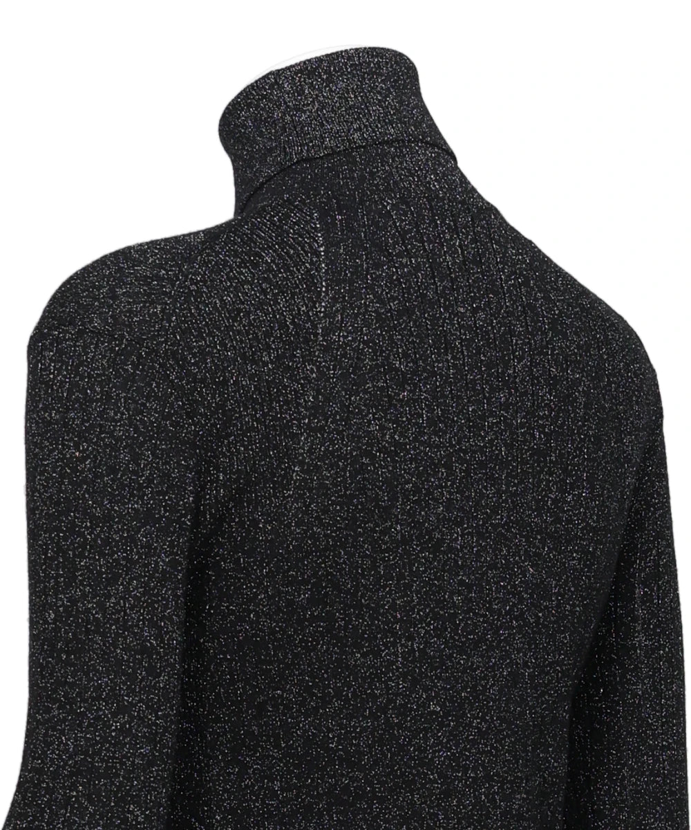 SHIMMER TURTLE NECK TIGHT KNIT