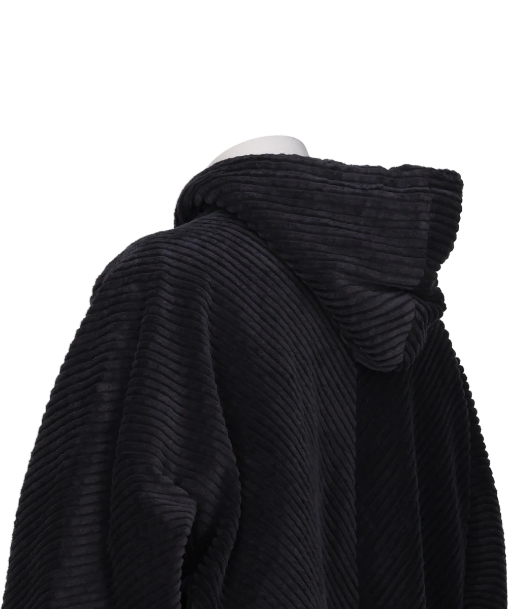 HOODED BLOUSON IN COTTON CORDUROY