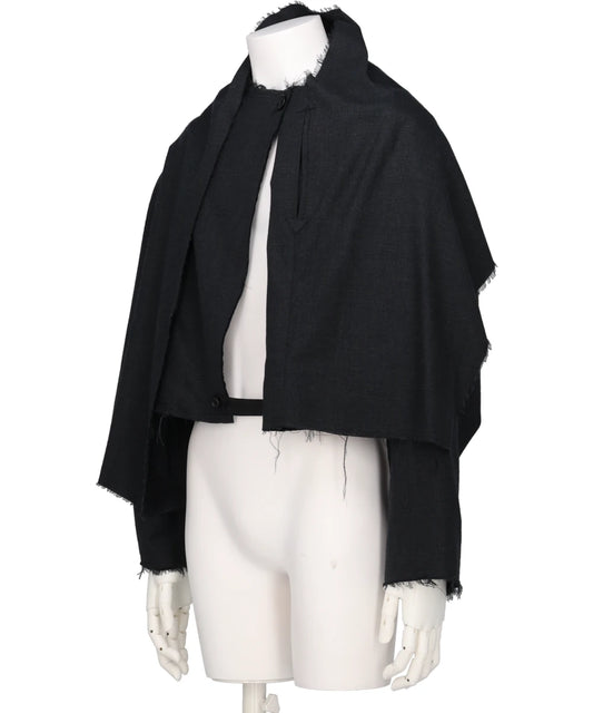 SHORT SCARF BLOUSON