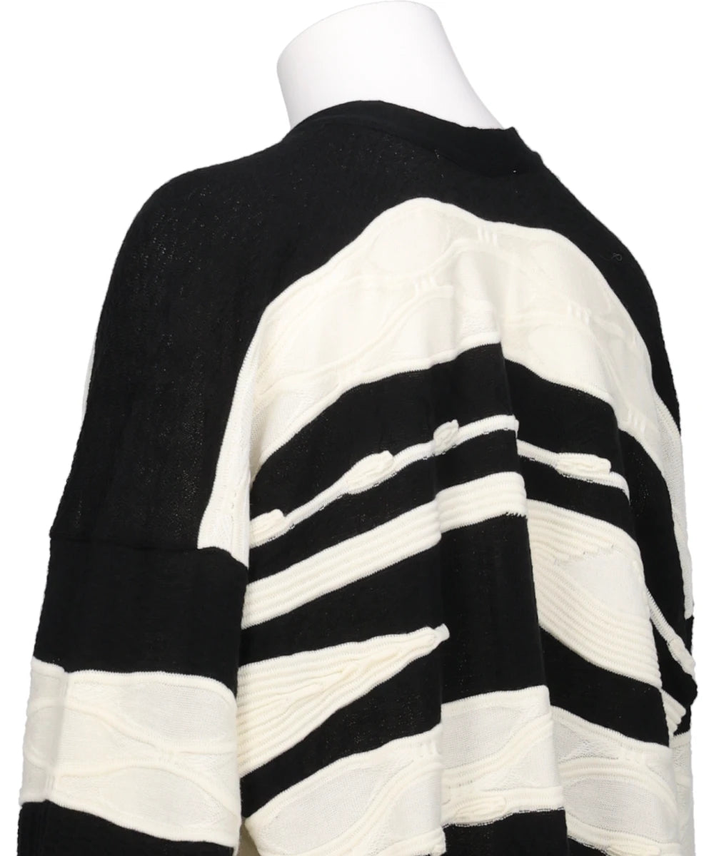 CRAZY LINING CARDIGAN KNIT