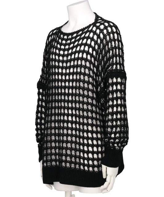 MESH ASYMMETRY KNIT