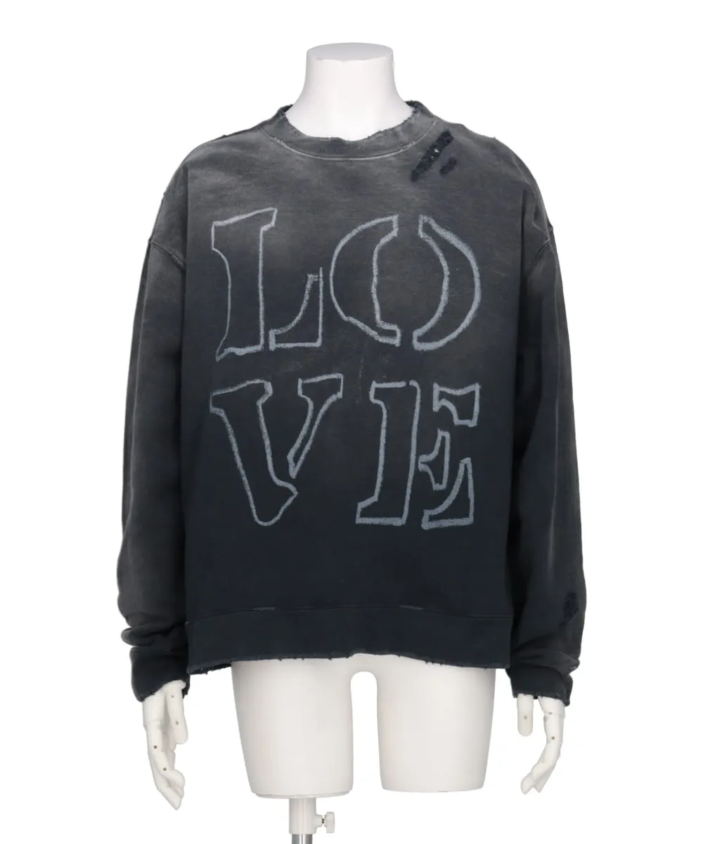 LOVE PRINTED PULLOVER