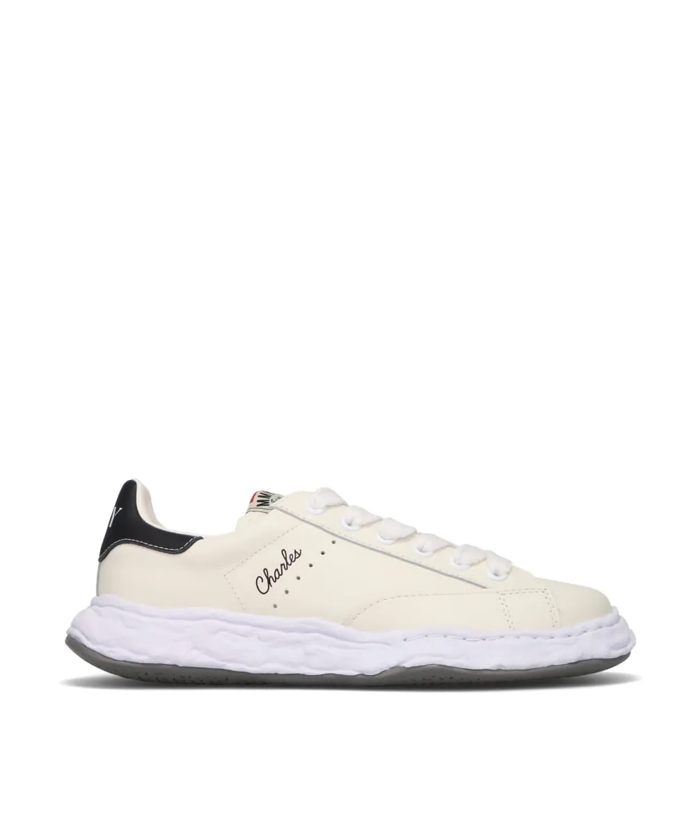 CHARLES/OS LEATHER SHOE LACED LOW-TOP SNEAKER