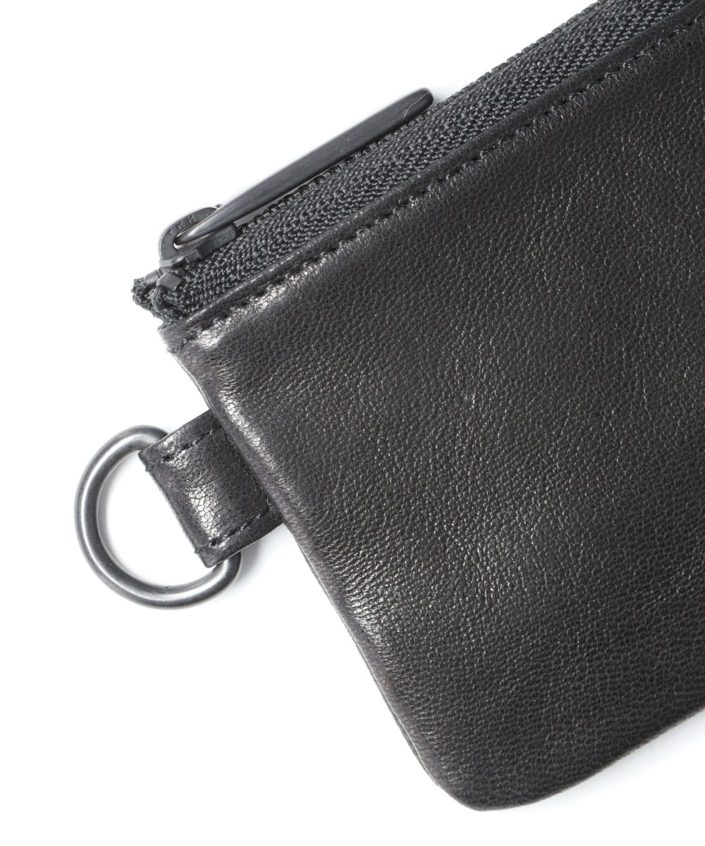 LEATHER COINS CASE MINIMAL SHINE