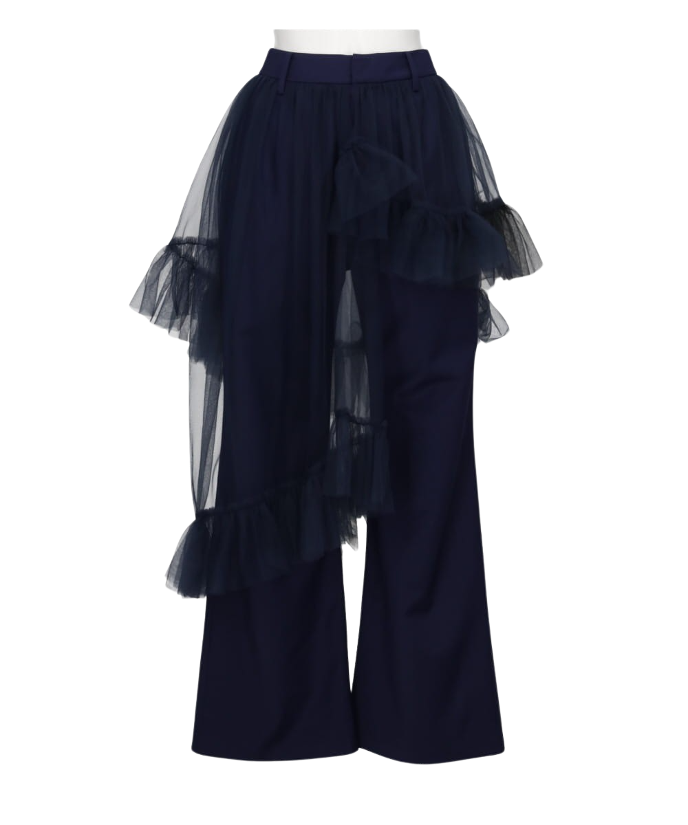 TULLE LAYERED TROUSERS