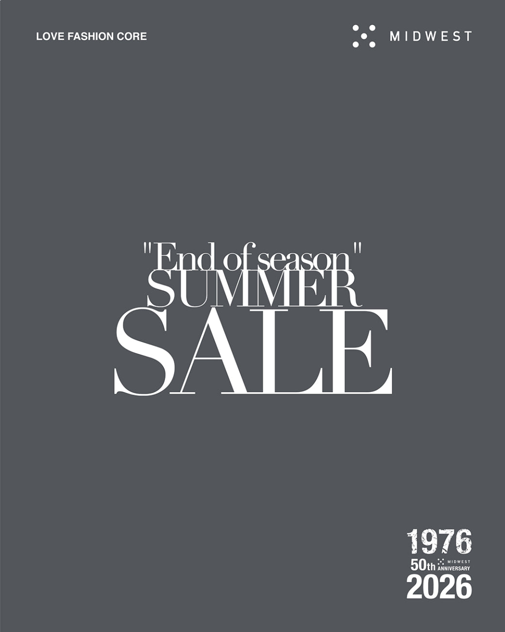 SUMMER SALE、スタート