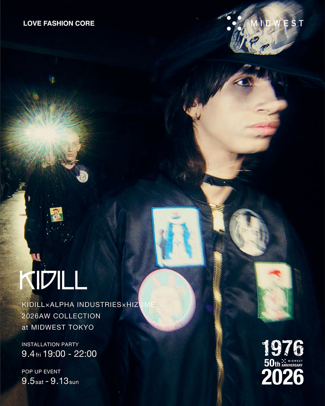 KIDILL INSTALLATION PARTY & POP UP STORE at MIDWEST TOKYO