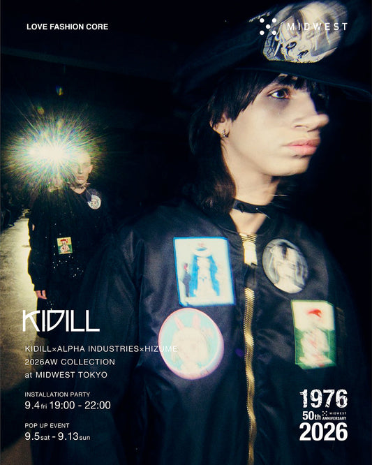KIDILL INSTALLATION PARTY & POP UP STORE at MIDWEST TOKYO