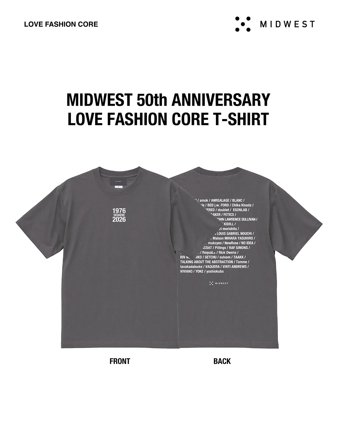 【50TH PROJECT / Original T-shirt プレゼント】