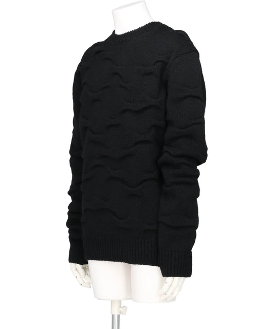 TUCK STITCHED KNIT SWEATER