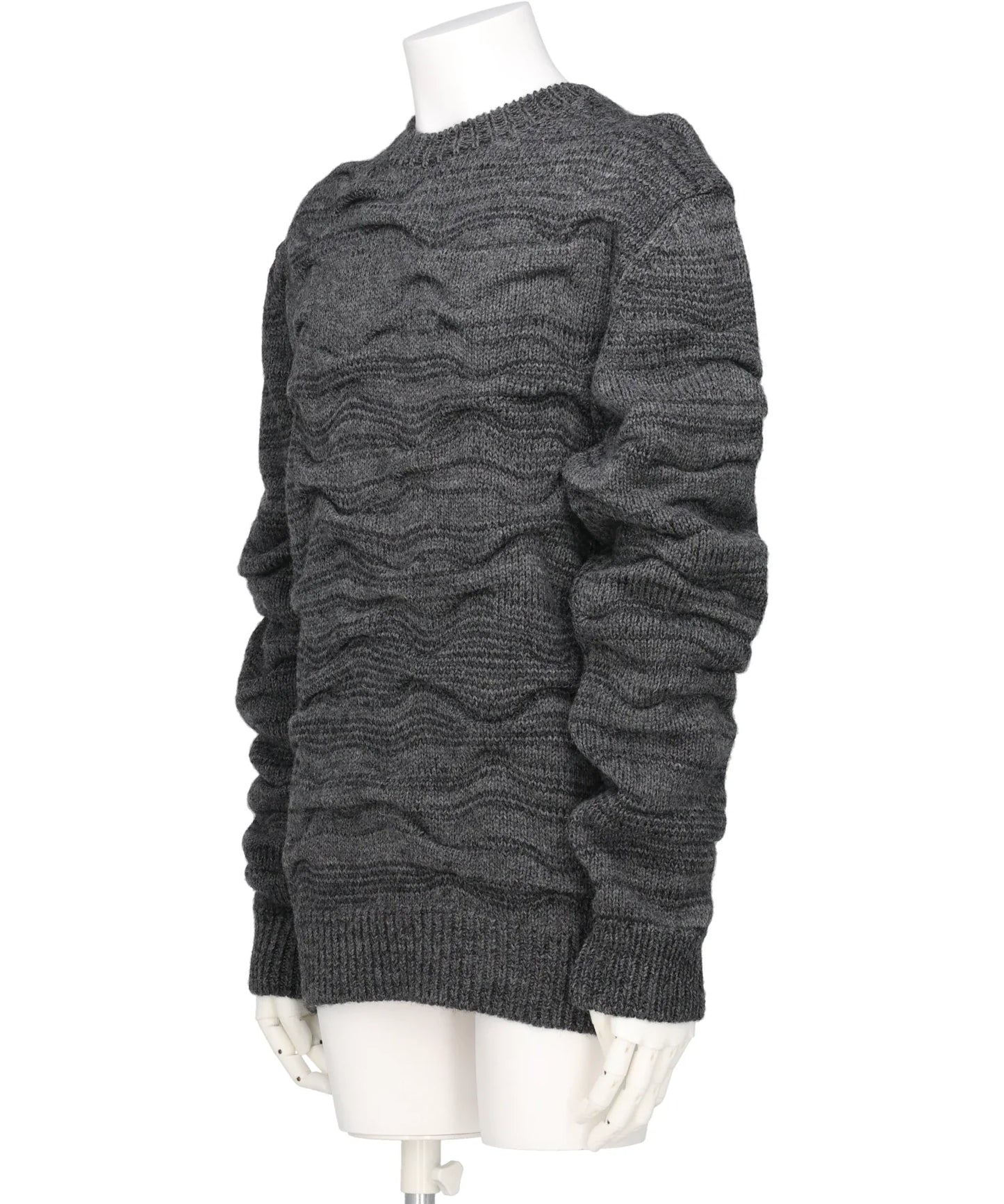 TUCK STITCHED KNIT SWEATER