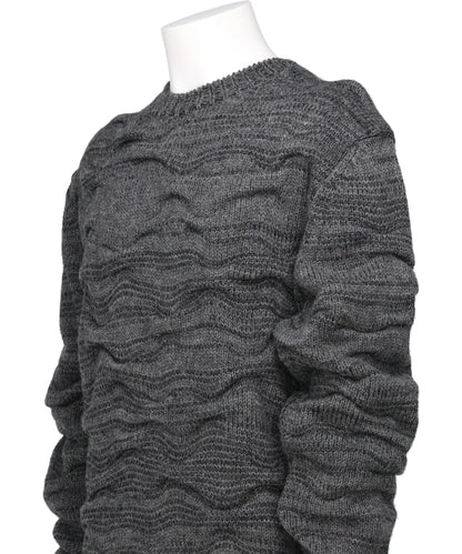 TUCK STITCHED KNIT SWEATER