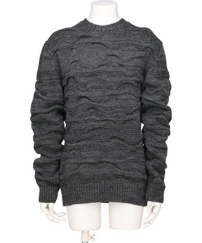 JOHN LAWRENCE SULLIVAN(ジョンローレンスサリバン)TUCK STITCHED KNIT SWEATER