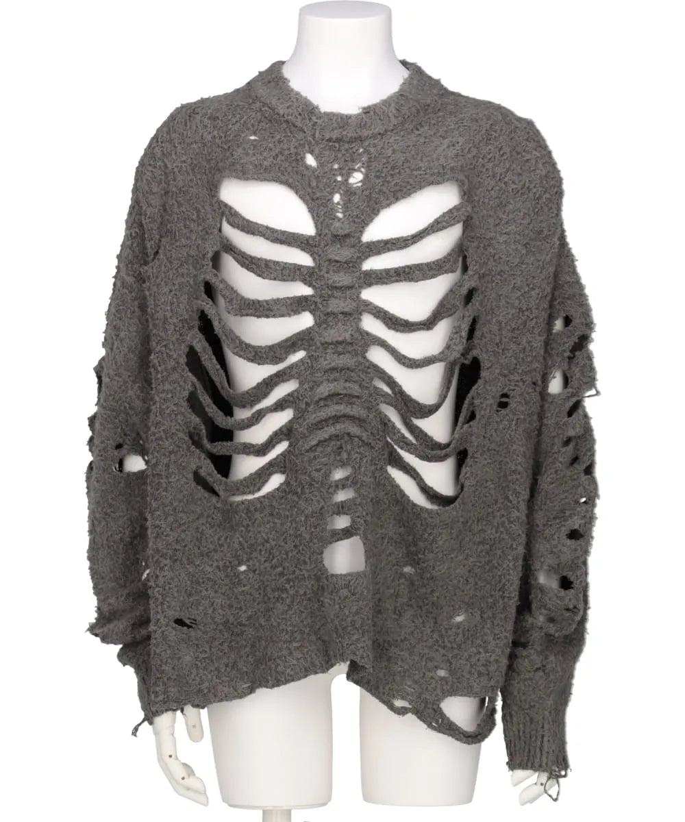 RIBCAGE KNIT PULLOVER