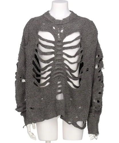 RIBCAGE KNIT PULLOVER