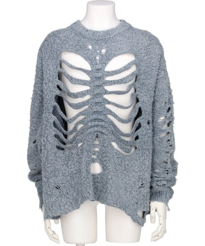 RIBCAGE KNIT PULLOVER