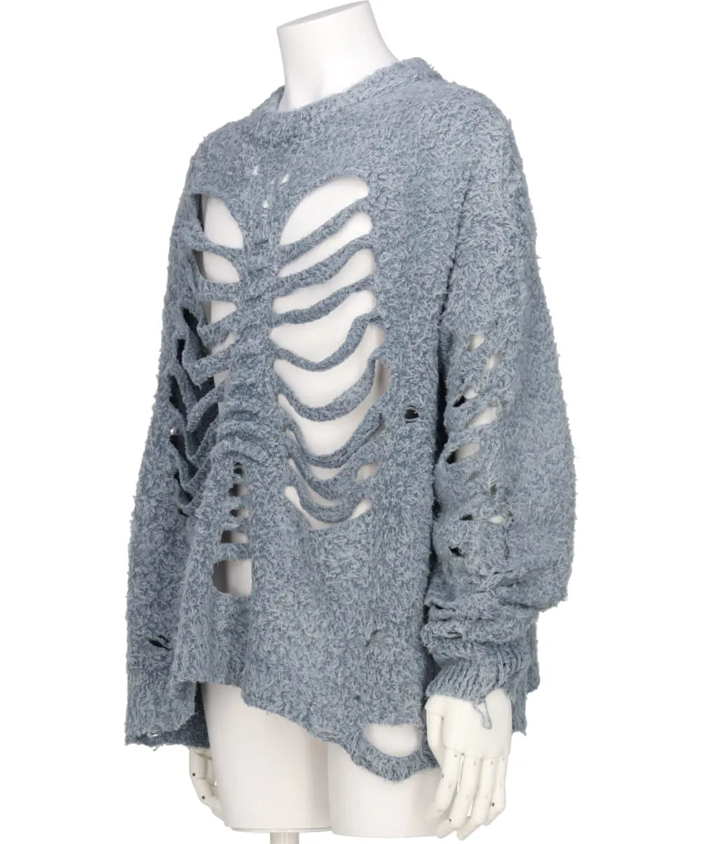 RIBCAGE KNIT PULLOVER
