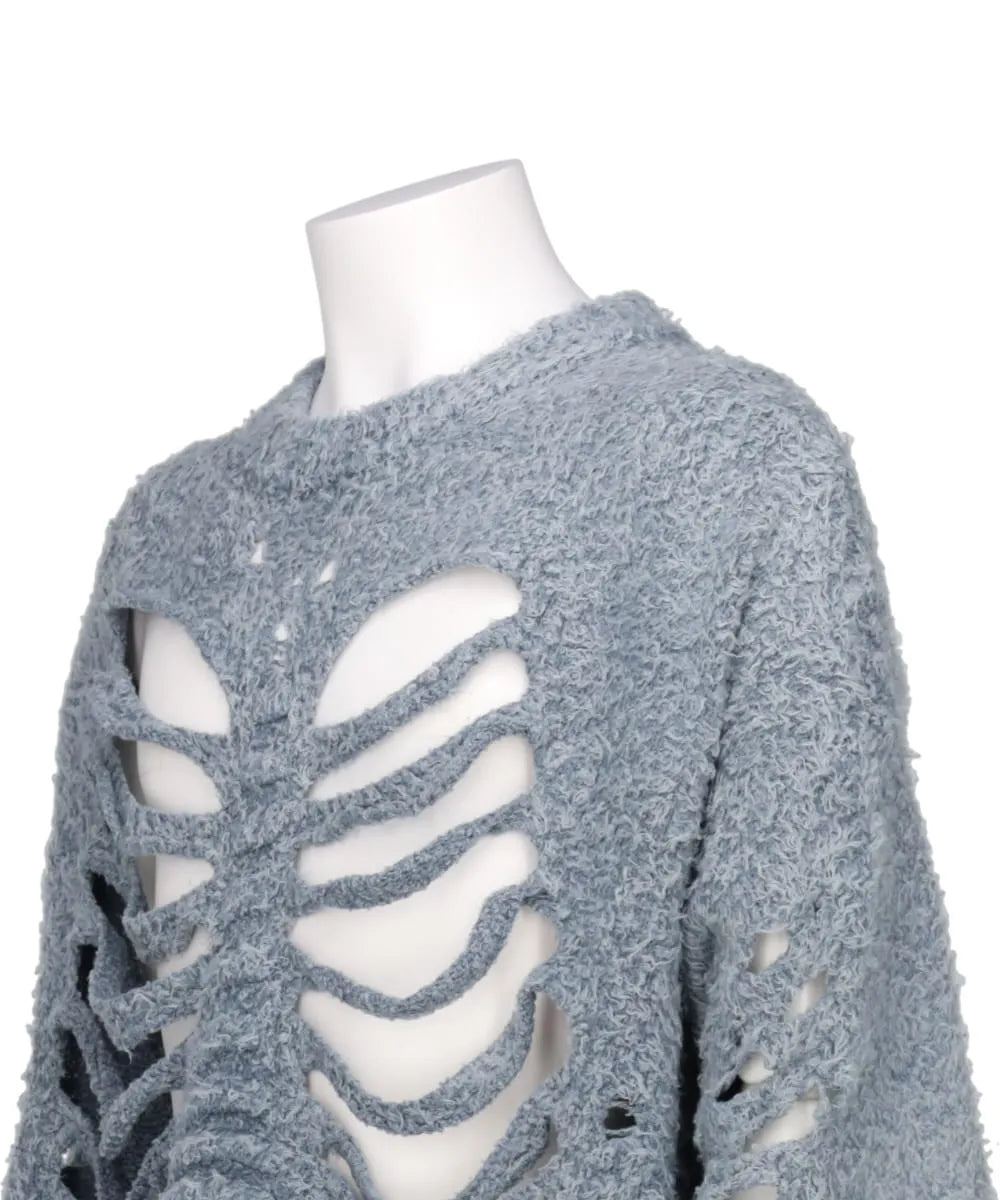 RIBCAGE KNIT PULLOVER
