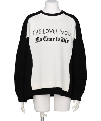 DOCKING LETTERED KNIT