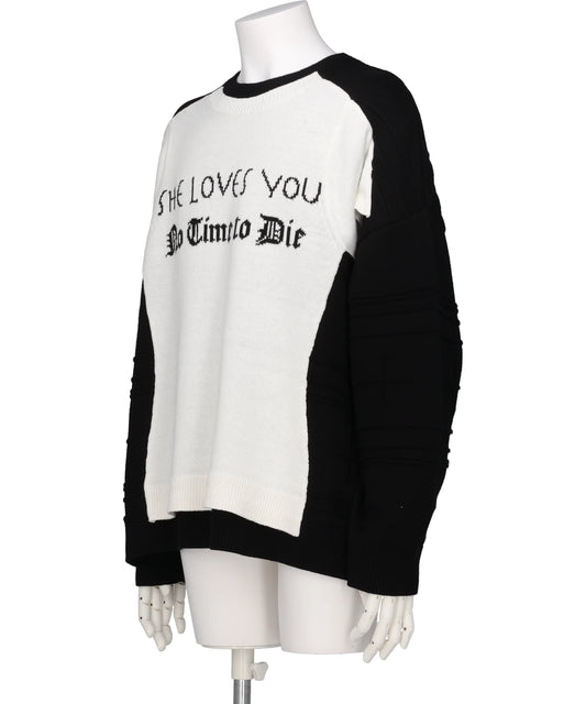 DOCKING LETTERED KNIT