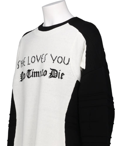 DOCKING LETTERED KNIT