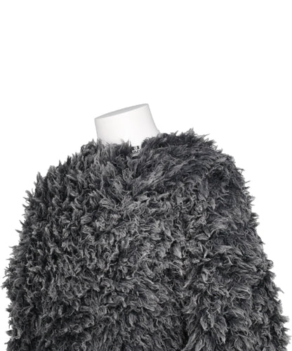 BLEACHED SHAGGY KNIT PULLOVER