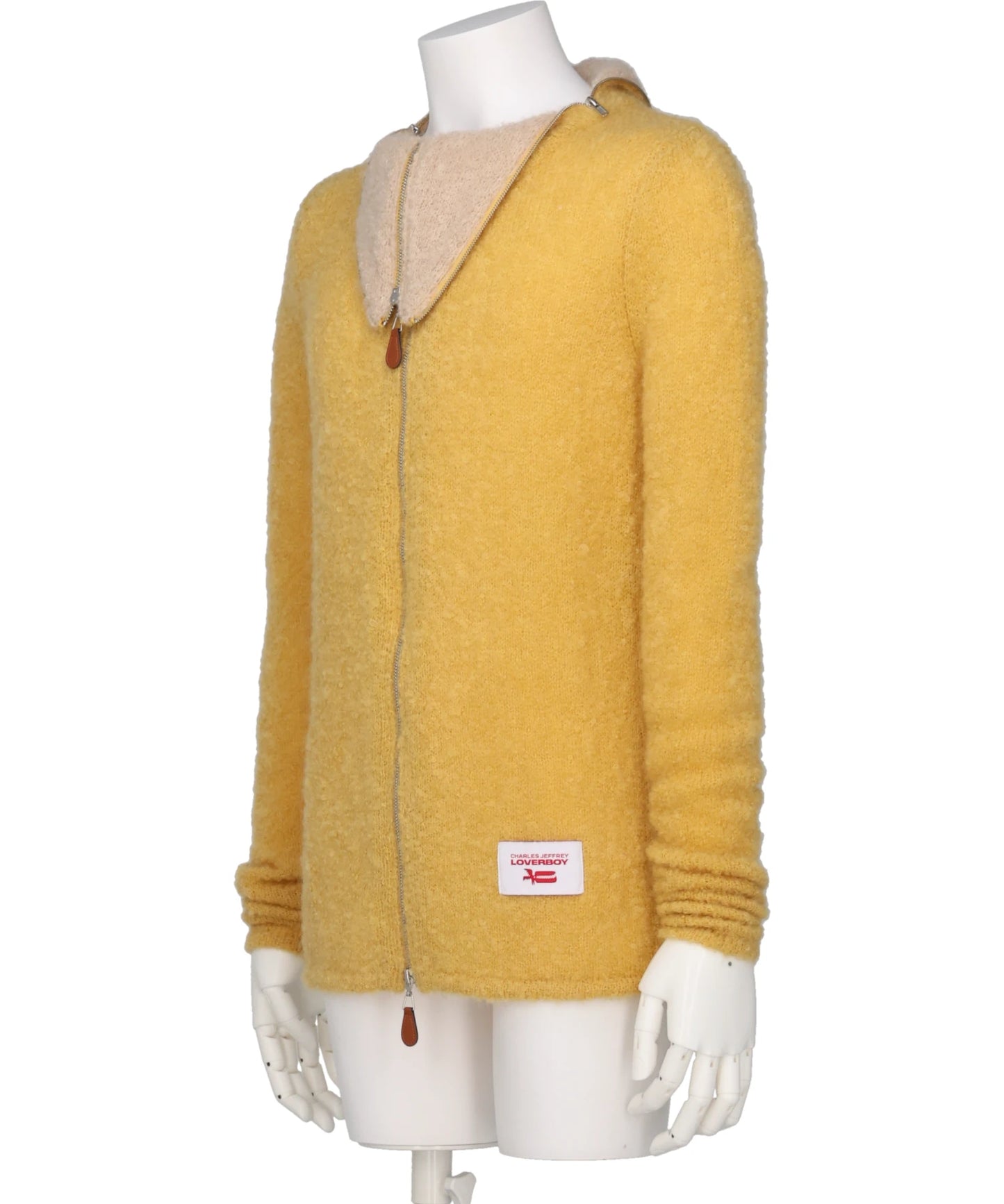 MOHAIR BANANA ZIP JUMPER