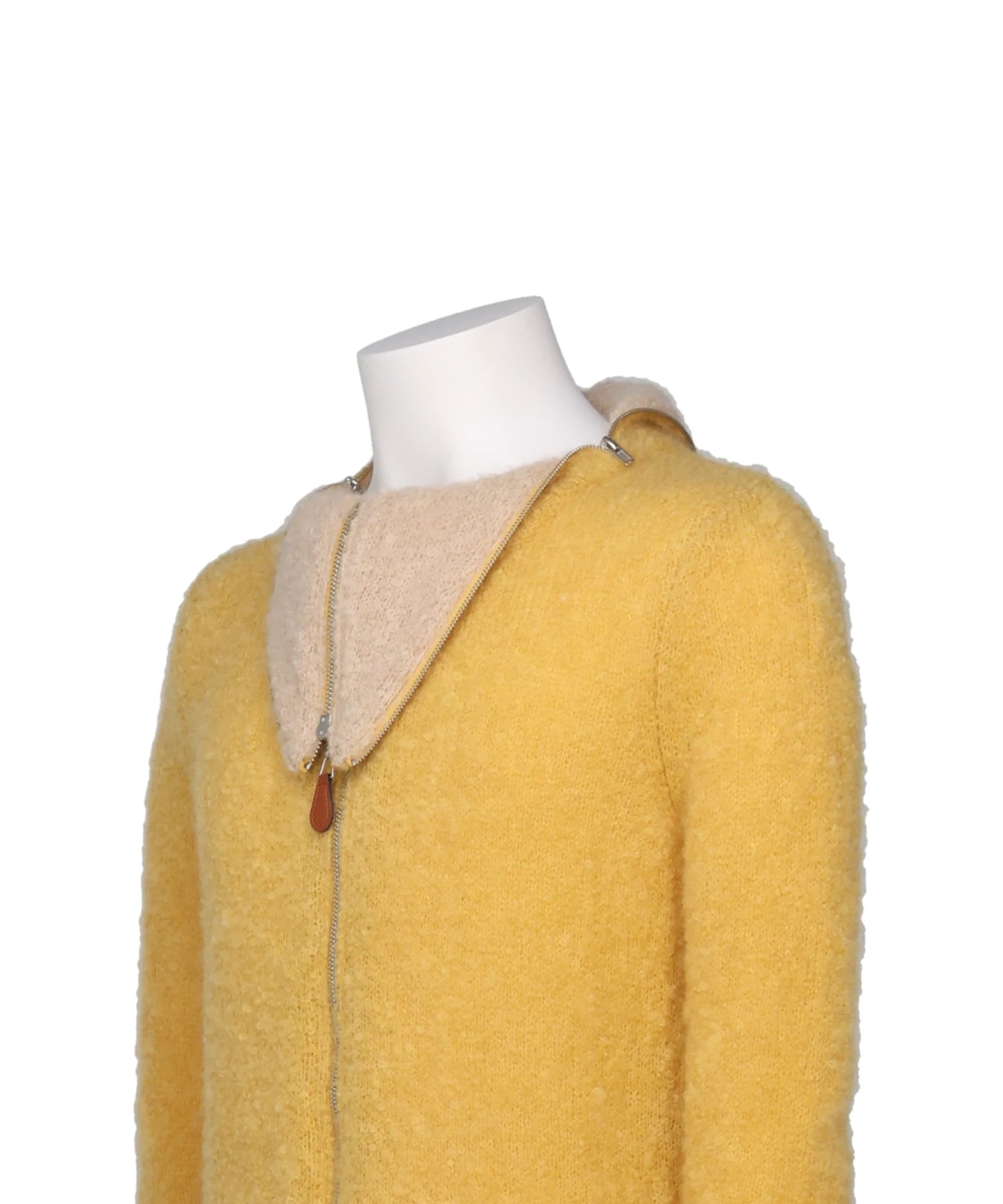 MOHAIR BANANA ZIP JUMPER