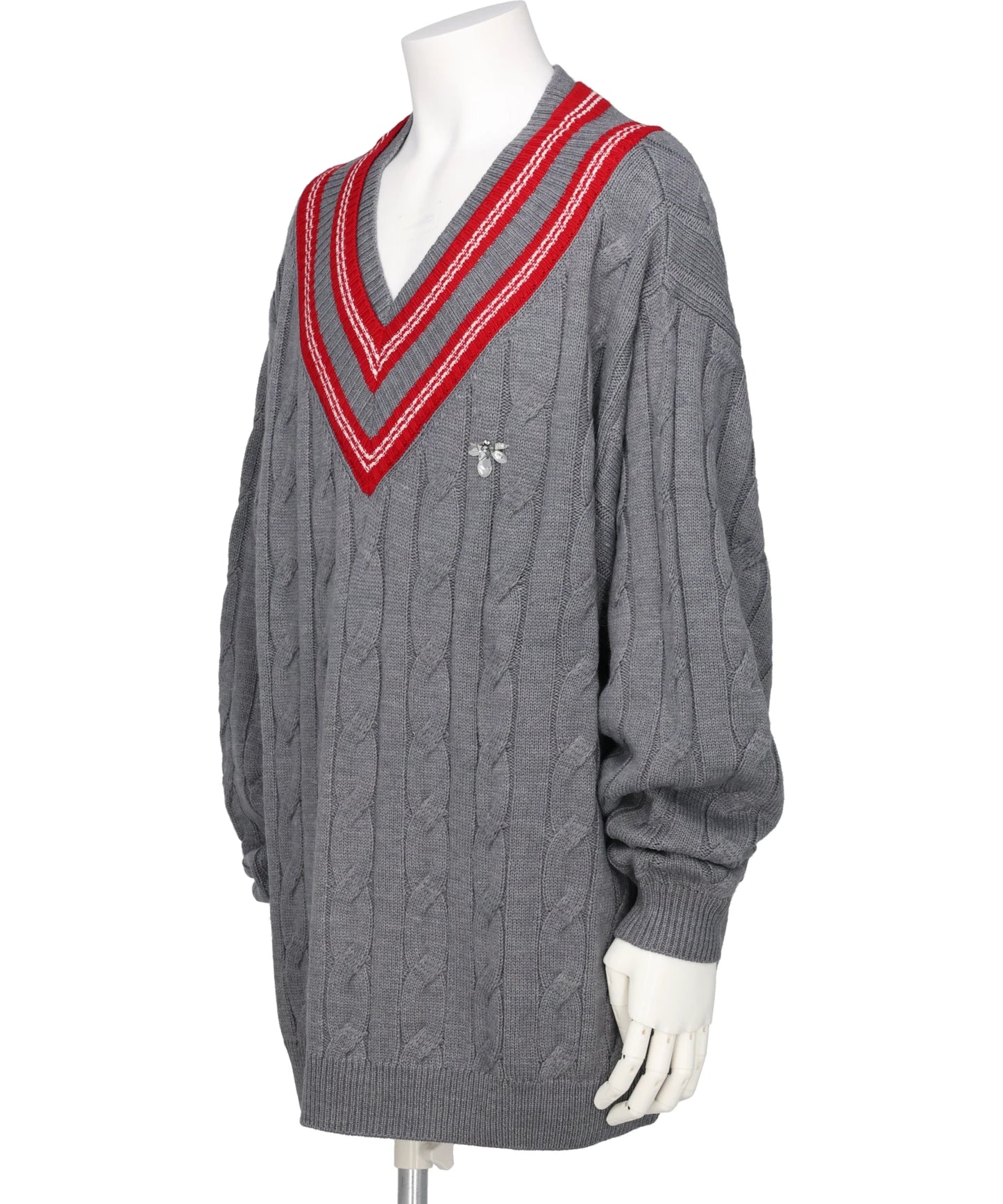 BEADED BUMBLE BEE SCHOOL KNIT