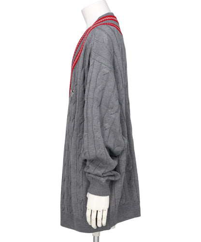 BEADED BUMBLE BEE SCHOOL KNIT