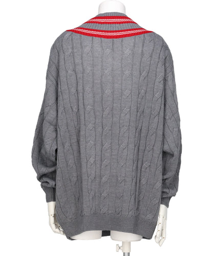 BEADED BUMBLE BEE SCHOOL KNIT