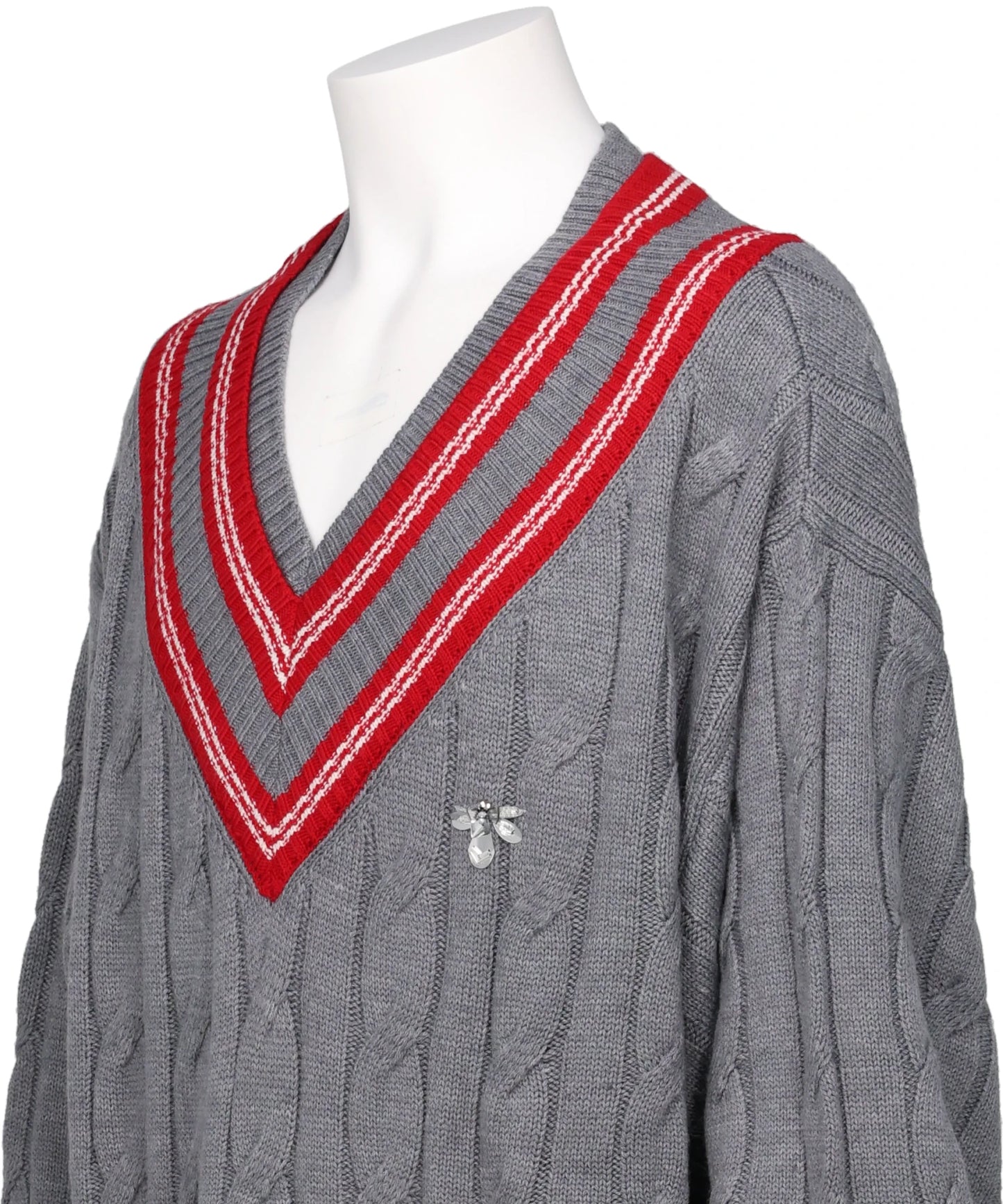 BEADED BUMBLE BEE SCHOOL KNIT