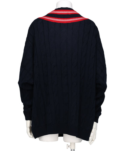 BEADED BUMBLE BEE SCHOOL KNIT