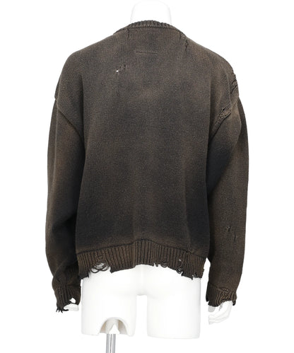 STRAWBERRY JACQURD KNIT PULLOVER