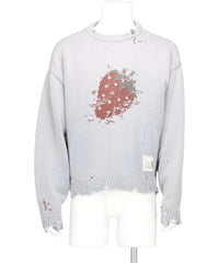 Maison MIHARA YASUHIRO(メゾンミハラヤスヒロ) 2026SS STRAWBERRY JACQURD KNIT PULLOVER A16SW502