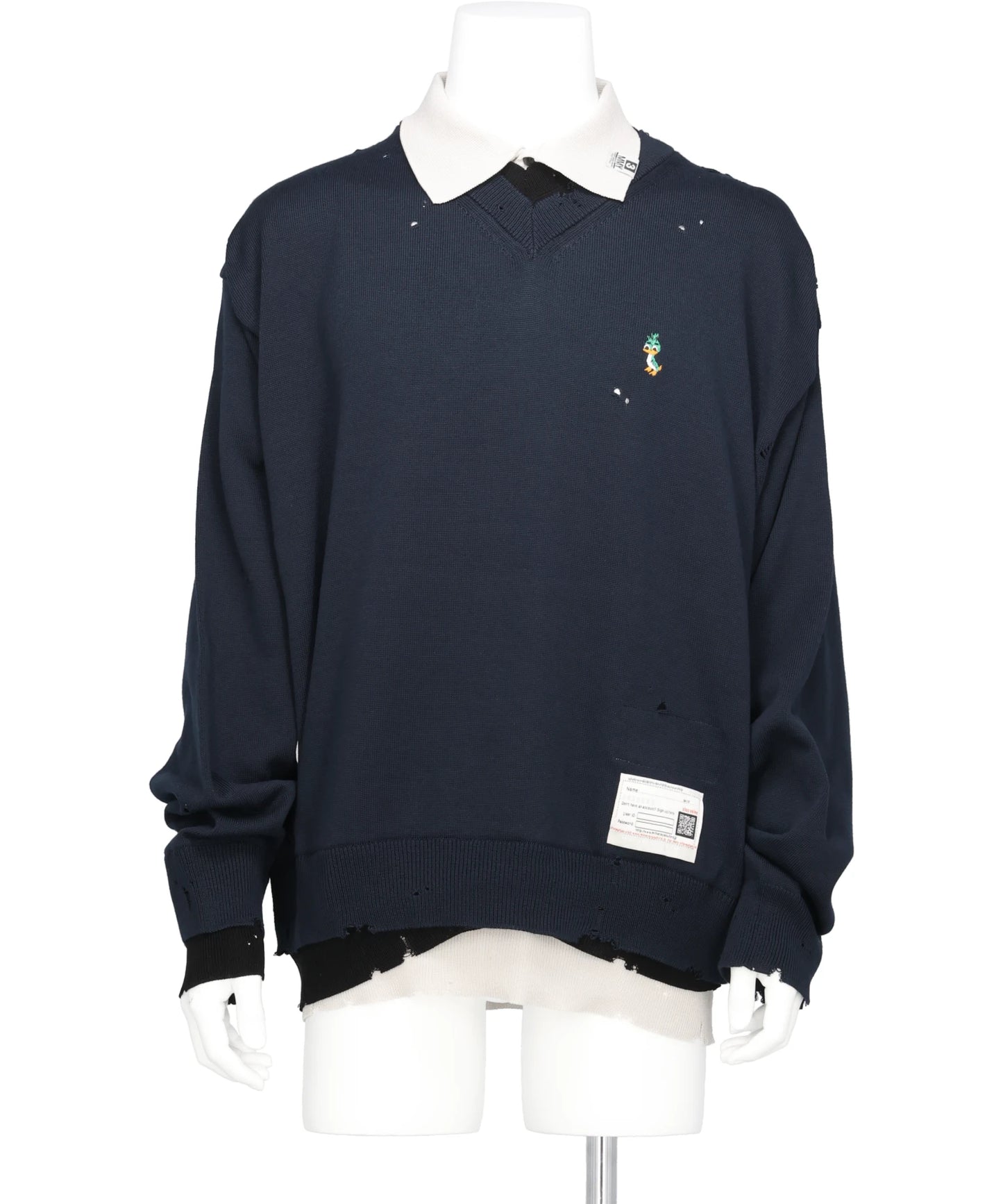 Maison MIHARA YASUHIRO(メゾンミハラヤスヒロ) TRIPLE LAYERED KNIT PULLOVER A16SW532