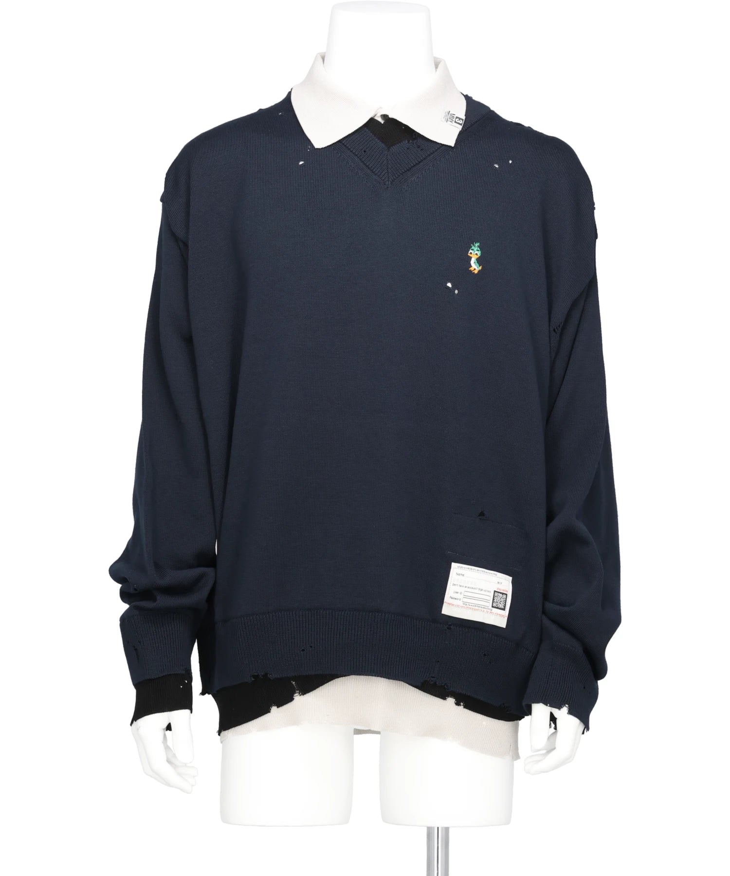 Maison MIHARA YASUHIRO(メゾンミハラヤスヒロ) TRIPLE LAYERED KNIT PULLOVER A16SW532