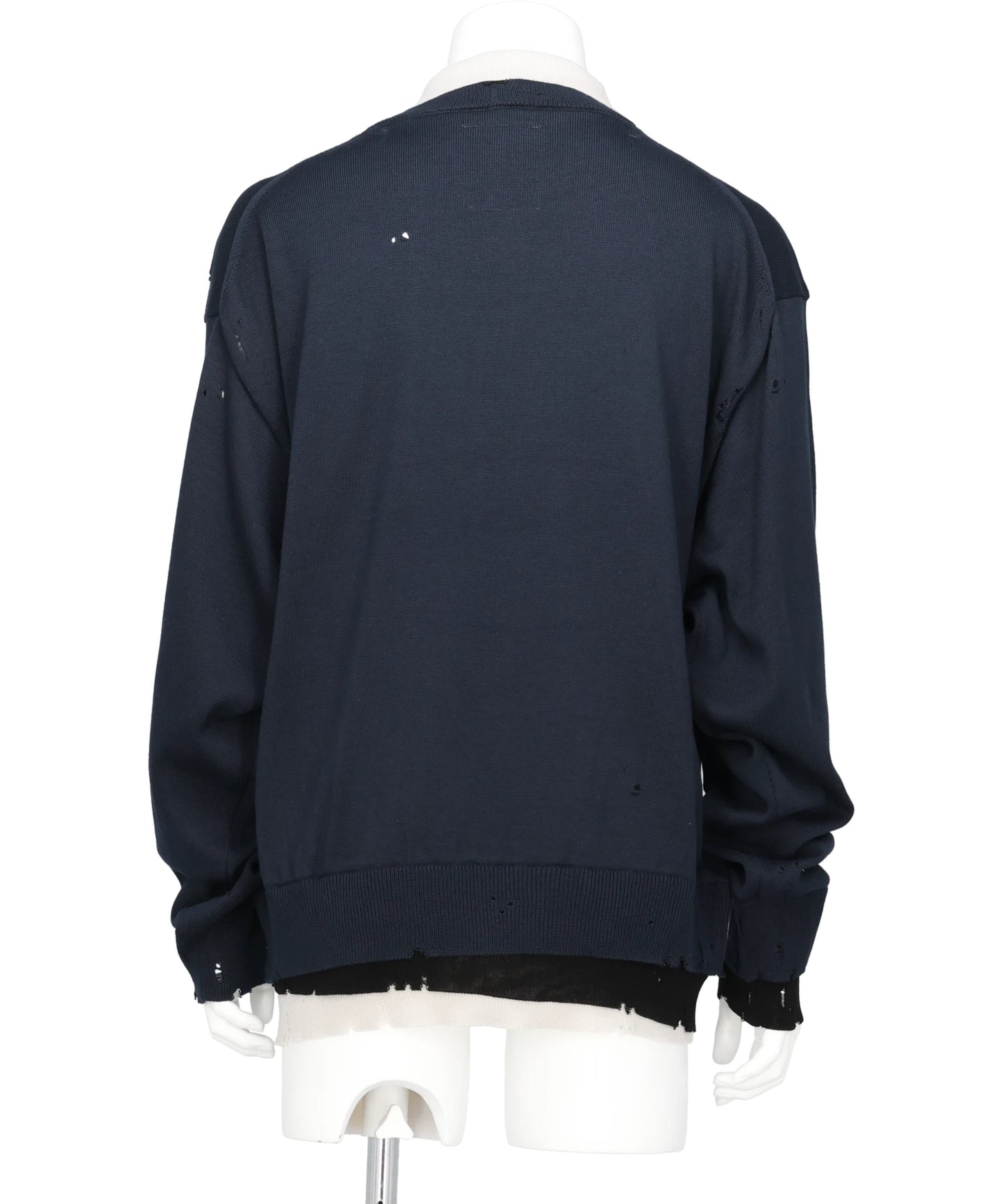 TRIPLE LAYERED KNIT PULLOVER