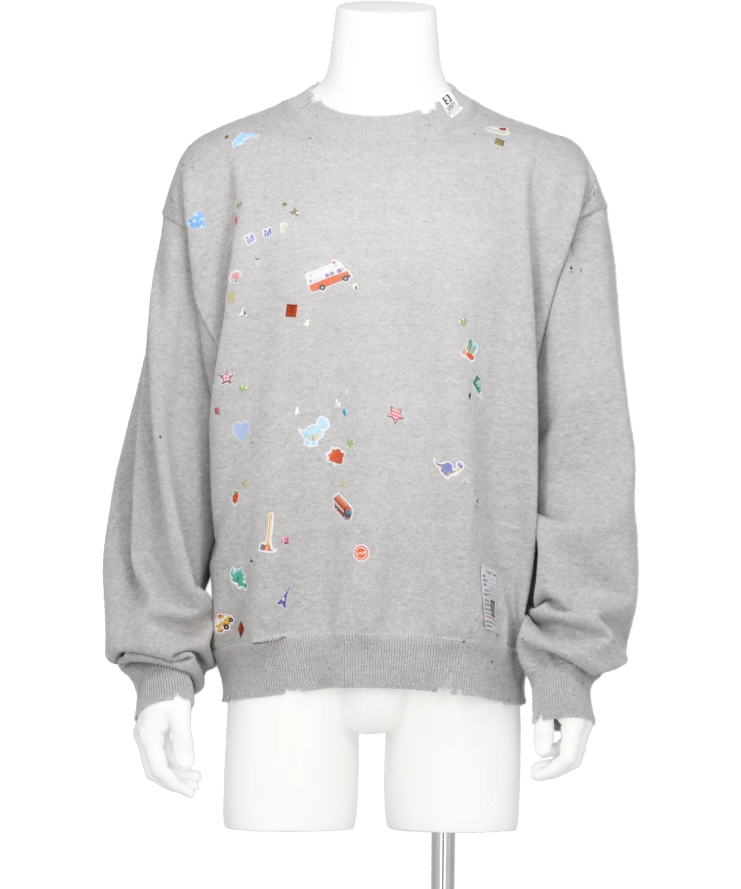 Maison MIHARA YASUHIRO(メゾンミハラヤスヒロ) 2026SS KIDS STICKER KNIT PULLOVER J16SW700