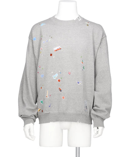 Maison MIHARA YASUHIRO(メゾンミハラヤスヒロ) 2026SS KIDS STICKER KNIT PULLOVER J16SW700