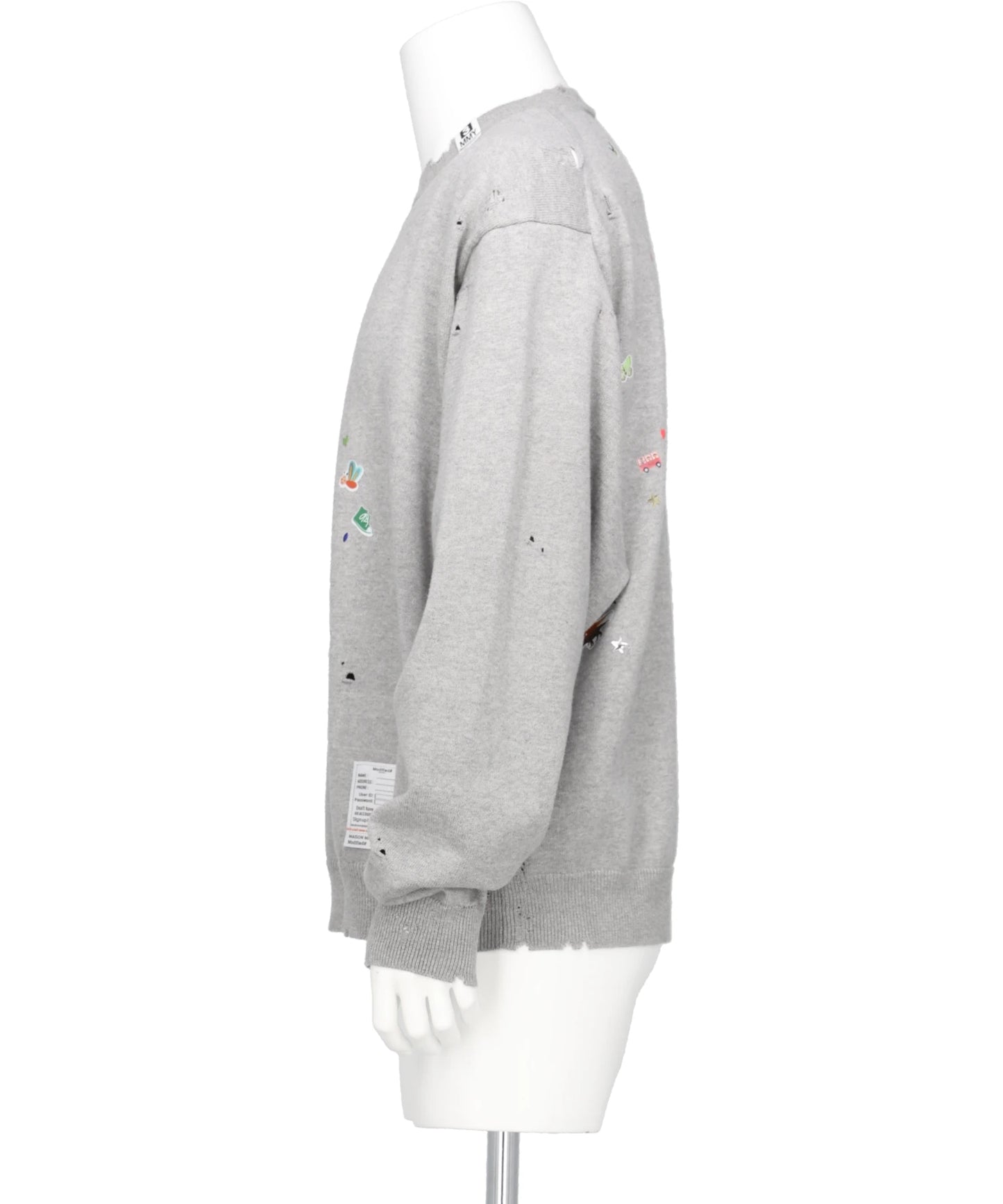 KIDS STICKER KNIT PULLOVER