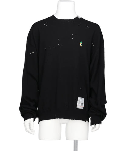 Maison MIHARA YASUHIRO(メゾンミハラヤスヒロ) 2026SS DISTRESSED KNIT PULLOVER J16SW712
