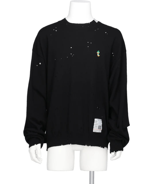 Maison MIHARA YASUHIRO(メゾンミハラヤスヒロ) 2026SS DISTRESSED KNIT PULLOVER J16SW712