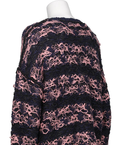 "ODD HOTEL'S CARPET" V-NECKPULLOVER KNIT