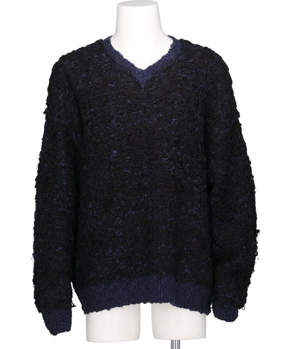 DAIRIKU(ダイリク) 2026AW "ODD HOTEL'S CARPET" V-NECKPULLOVER KNIT DA-26AW-K7