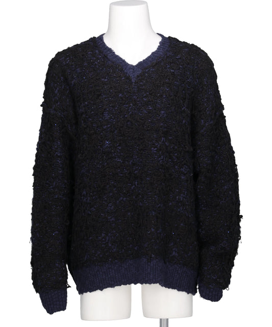 DAIRIKU(ダイリク) 2026AW "ODD HOTEL'S CARPET" V-NECKPULLOVER KNIT DA-26AW-K7