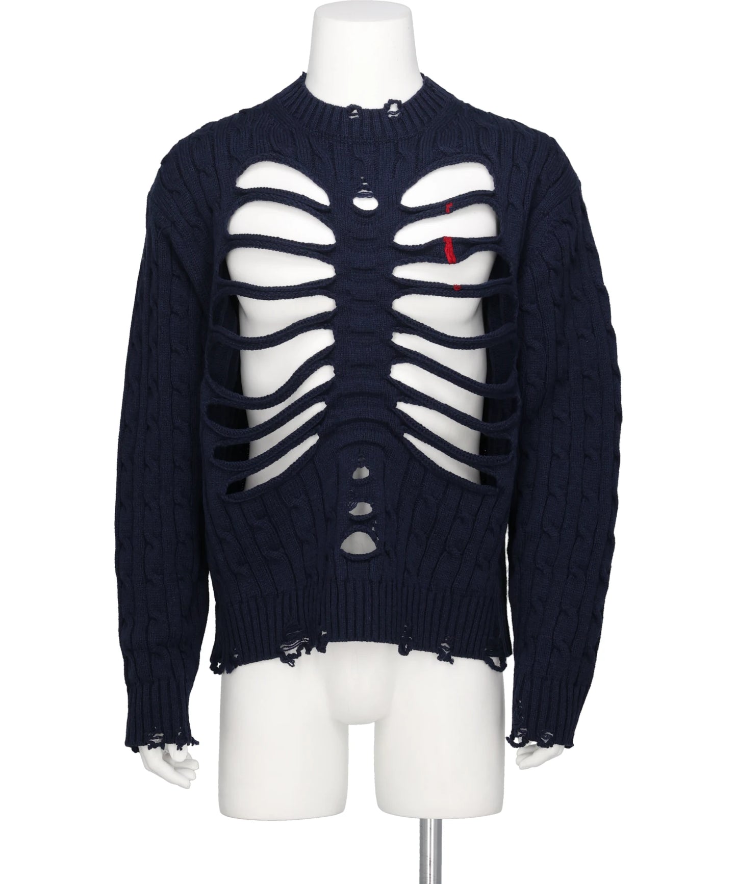 doublet(ダブレット) 2026AW RIB CAGE CABLE KNIT PULLOVER 26AW54KN225