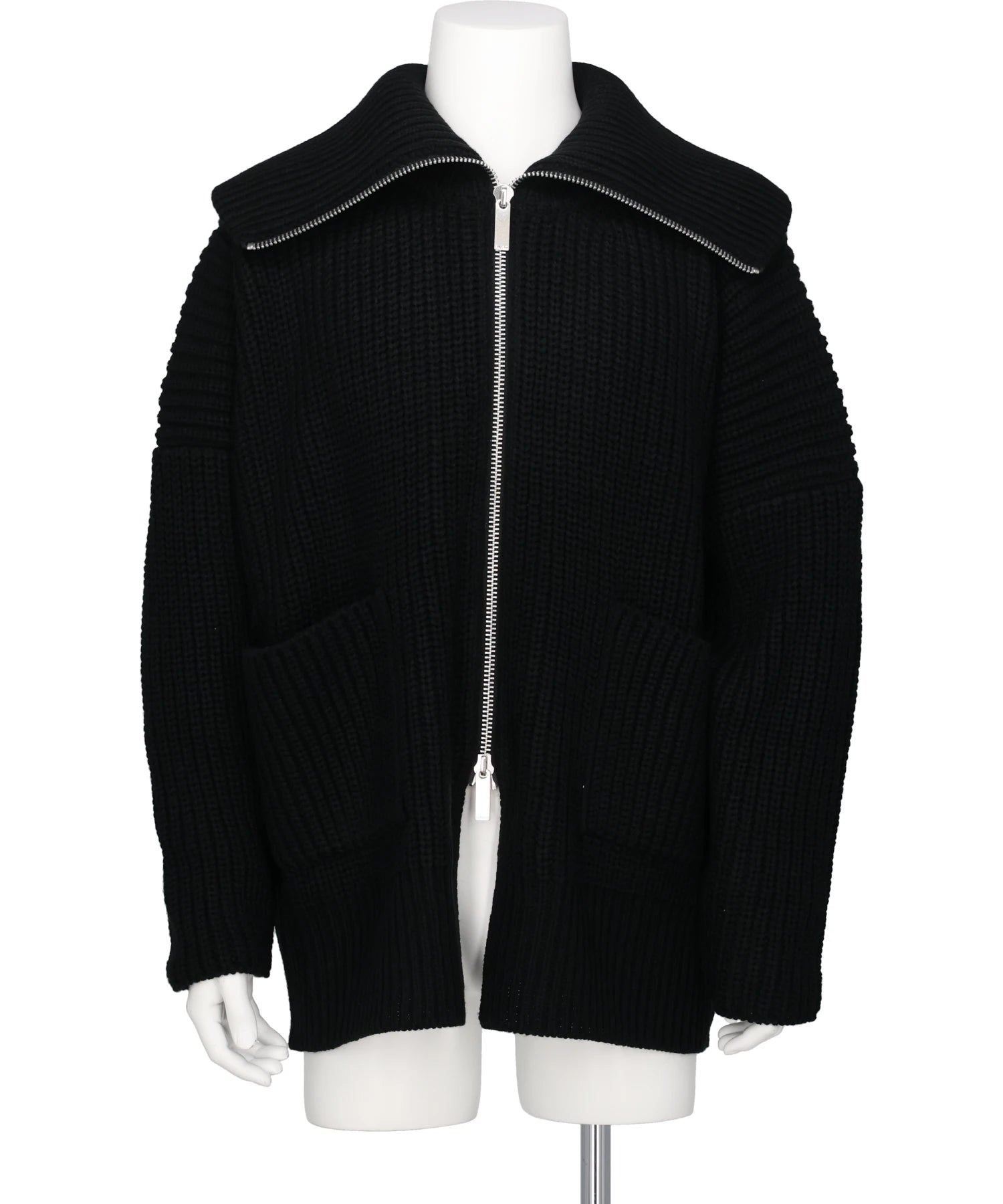 sulvam(サルバム) OVER ZIP KNIT